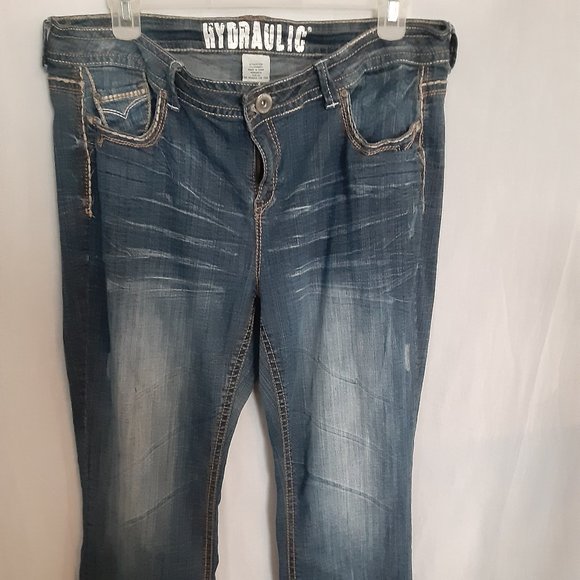 Womens hydraulic boot cut jeans size 20